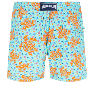 Imagen de Hombre Clásico Estampado - Men Swimwear Micro Macro Ronde Des Tortues, Laguna vista trasera Imagen de Hombre Clásico Estampado - Men Swimwear Micro Macro Ronde Des Tortues, Laguna vista trasera