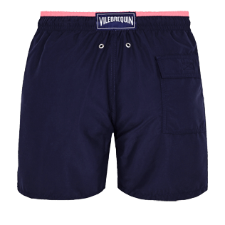 Hombre Clásico Liso - Bañador de dos colores para hombre, Azul marino back Hombre Clásico Liso - Bañador de dos colores para hombre, Azul marino back