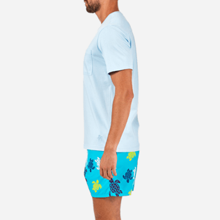 Men Others Solid - Men Pima Cotton Jersey T-Shirt Solid, Sky blue supp3 Men Others Solid - Men Pima Cotton Jersey T-Shirt Solid, Sky blue supp3