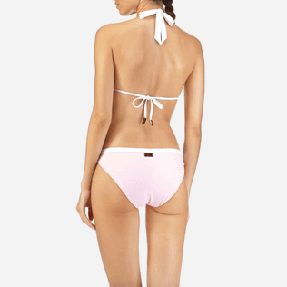 Donna Slip classico Unita - Slip bikini bicolore Jacquard Turtles Scales, Peony supp2 Donna Slip classico Unita - Slip bikini bicolore Jacquard Turtles Scales, Peony supp2