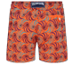 男款 Classic 绣 - Men Swimwear Embroidered 2007 Snails  - Limited Edition, Guava 后视图