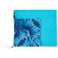 Andere Bedruckt - Nautilus Tie And Dye Strandtuch, Aquamarin blau Rückansicht