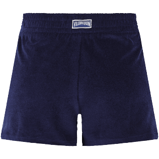 Women Others Solid - Women Terry Shorty Solid, Navy back view