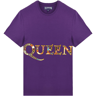 Hombre Autros Estampado - Camiseta de algodón con estampado Queen Tour para hombre, Zinzolin front Hombre Autros Estampado - Camiseta de algodón con estampado Queen Tour para hombre, Zinzolin front
