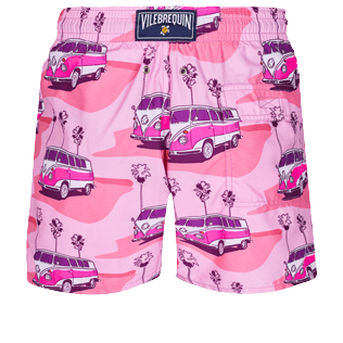 Uomo Classico Stampato - Costume da bagno uomo 1992 On The Road, Pink litchi vista posteriore