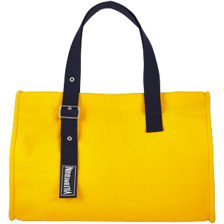 Bags Solid - Large Solid Beach Bag, Turmeric front Bags Solid - Large Solid Beach Bag, Turmeric front