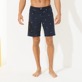Men Others Printed - Men embroidered Bermuda Shorts 2009 Les Requins, Navy details view 6