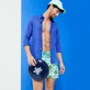 男款 Embroidered 绣 - 男士 Stars Gift 刺绣游泳短裤 - 限量版, Lagoon 细节视图5