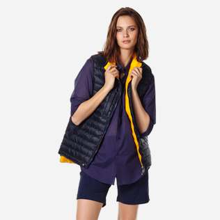 Others Solid - Unisex Sleeveless Down Jacket Solid, Navy supp3 Others Solid - Unisex Sleeveless Down Jacket Solid, Navy supp3
