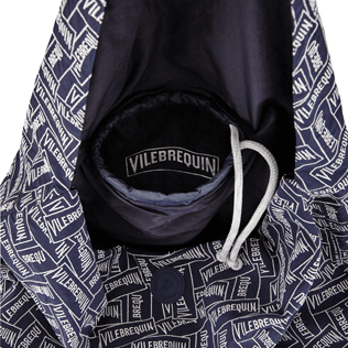 Andere Bestickt - Übergroße, bestickte Vilebrequin Labels Tasche zum Falten, Marineblau supp1 Andere Bestickt - Übergroße, bestickte Vilebrequin Labels Tasche zum Falten, Marineblau supp1