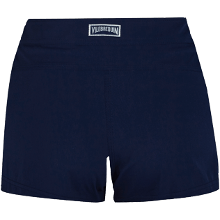 Damen Andere Uni - Solid Stretch-Badeshorts für Damen, Marineblau back Damen Andere Uni - Solid Stretch-Badeshorts für Damen, Marineblau back