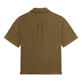 Uomo Altri Unita - Camicia unisex in lino tinta unita, Pepper heather vista posteriore