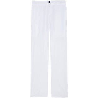 Femme AUTRES Uni - Pantalon en Lin Femme Uni, Blanc front Femme AUTRES Uni - Pantalon en Lin Femme Uni, Blanc front