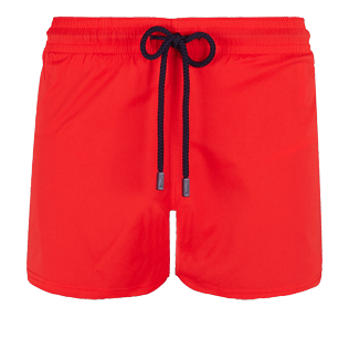 Homme CLASSIQUE COURT Uni - Maillot de bain homme Stretch Court uni, Rouge medicis front Homme CLASSIQUE COURT Uni - Maillot de bain homme Stretch Court uni, Rouge medicis front