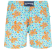 Men Classic Printed - Men Swimwear Micro Macro Ronde Des Tortues, Lagoon back view