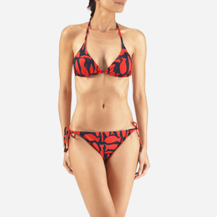 Damen Klassische Höschen Bedruckt - Silex Fishes-Bikinihose, Mohnrot supp1 Damen Klassische Höschen Bedruckt - Silex Fishes-Bikinihose, Mohnrot supp1