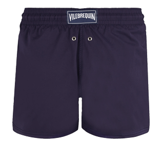 Uomo Classico corto Unita - Costume da bagno corto uomo stretch e aderente a tinta unita, Midnight blue back Uomo Classico corto Unita - Costume da bagno corto uomo stretch e aderente a tinta unita, Midnight blue back