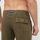 Hombre Autros Liso - Pantalón de lino con tinte natural para hombre, Scrub detalles vista 3