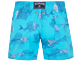 Boys Others Printed - Boys Swimwear Stretch 2018 Prehistoric Fish, Azure back view