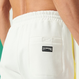 Bild von Herren Andere Bedruckt - Solid Jogginghose aus Baumwolle für Herren, Off white Details Ansicht 4 Bild von Herren Andere Bedruckt - Solid Jogginghose aus Baumwolle für Herren, Off white Details Ansicht 4
