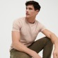 Hombre Autros Liso - Camiseta de algodón orgánico con tinte natural para hombre, Dew detalles vista 3