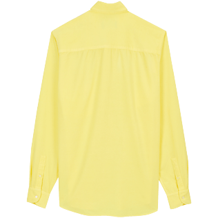 Bild von Herren Andere Uni - Solid Baumwollhemd für Herren, Zitrone Rückansicht Bild von Herren Andere Uni - Solid Baumwollhemd für Herren, Zitrone Rückansicht