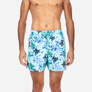 Hombre Clásico Estampado - Bañador con estampado Ronde des Tortues Tachiste, Laguna supp1 Hombre Clásico Estampado - Bañador con estampado Ronde des Tortues Tachiste, Laguna supp1