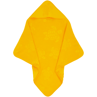 Autros Liso - Toalla de playa de color liso para bebé, Yellow vista frontal