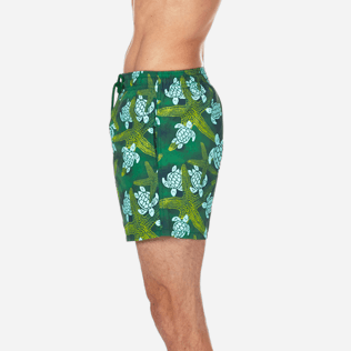 Men Classic / Moorea Printed - Men Swimtrunks Starlettes & Turtles Vintage, Malachite green supp3 Men Classic / Moorea Printed - Men Swimtrunks Starlettes & Turtles Vintage, Malachite green supp3