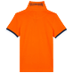 Boys Others Solid - Boys Cotton Pique Polo Shirt Solid, Apricot back view