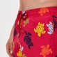 Men Others Printed - Men Stretch Long Swimwear Ronde Des Tortues, Burgundy details view 2