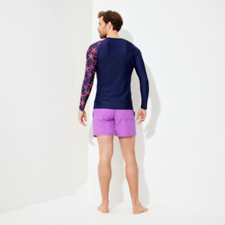 Herren Andere Bedruckt - Starfish Dance Rashguard für Herren, Saphir backworn Herren Andere Bedruckt - Starfish Dance Rashguard für Herren, Saphir backworn
