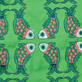 Uomo Classico Ricamato - Costume da bagno uomo ricamato Sweet Fishes - Edizione limitata, Verde prato inglese dettagli vista 3
