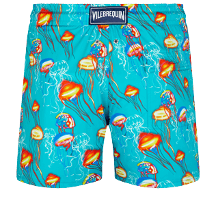 Men Others Printed - Men Stretch Swim Trunks Neo Medusa, Curacao back view