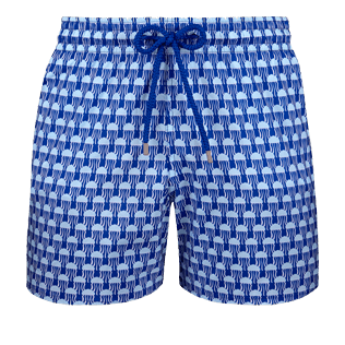 Men Ultra-light classique Printed - Men Ultra-Light and packable Swimwear Istanbul, Sea blue front Men Ultra-light classique Printed - Men Ultra-Light and packable Swimwear Istanbul, Sea blue front