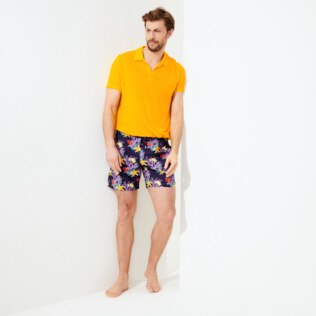Uomo Classico ultraleggero Stampato - Costume da bagno uomo ultraleggero e ripiegabile Fonds Marins, Zaffiro supp2 Uomo Classico ultraleggero Stampato - Costume da bagno uomo ultraleggero e ripiegabile Fonds Marins, Zaffiro supp2