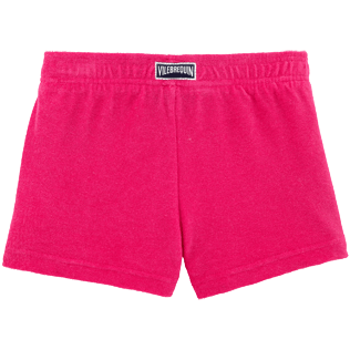 Girls Others Solid - Girls Terry Cloth Shortie Solid, Shocking pink back Girls Others Solid - Girls Terry Cloth Shortie Solid, Shocking pink back