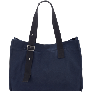 Bags Liso - Gran Bolsa de playa lisa, Azul marino back Bags Liso - Gran Bolsa de playa lisa, Azul marino back