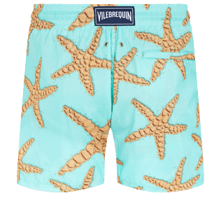 foto di Uomo Classico ultraleggero Stampato - Costume da bagno uomo ultraleggero e ripiegabile Sand Starlettes, Laguna vista posteriore foto di Uomo Classico ultraleggero Stampato - Costume da bagno uomo ultraleggero e ripiegabile Sand Starlettes, Laguna vista posteriore
