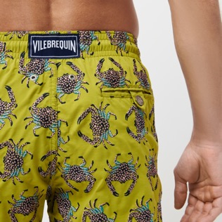 Men Classic Embroidered - Men Swimwear Embroidered Only Crabs ! - Limited Edition, Matcha details view 2
