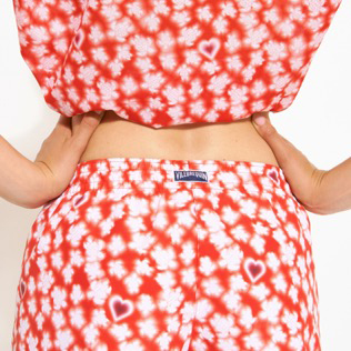 Mujer Autros Estampado - Pantalón corto de baño con estampado Attrape Coeur para mujer, Amapola detalles vista 2