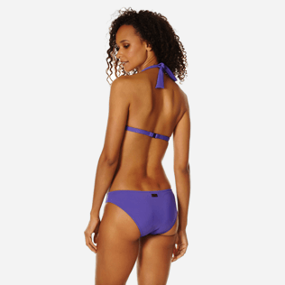 Women Classic brief Solid - Women midi brief bikini Bottom Solid, Hyacinth backworn Women Classic brief Solid - Women midi brief bikini Bottom Solid, Hyacinth backworn