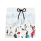 Homme CLASSIQUE Imprimé - Maillot de bain homme Ski - Vilebrequin x Massimo Vitali, Bleu ciel vue de face