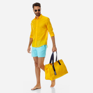 Andere Uni - Unisex Solid Hemd aus Baumwollschleier, Mango supp2 Andere Uni - Unisex Solid Hemd aus Baumwollschleier, Mango supp2