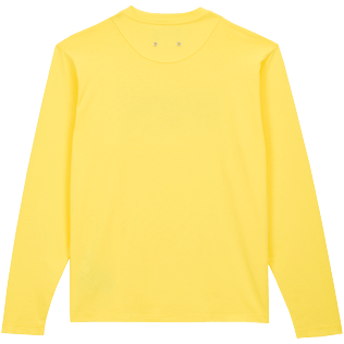 Photo de Homme AUTRES Uni - T-shirt manches longues en coton, Citron vue de dos Photo de Homme AUTRES Uni - T-shirt manches longues en coton, Citron vue de dos