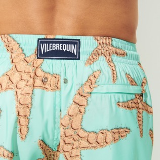 Picture of Men Others Printed - Men Swimwear Long Sand Starlettes, Lagoon details view 3 Picture of Men Others Printed - Men Swimwear Long Sand Starlettes, Lagoon details view 3