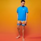 Hombre Autros Estampado - Bañador con estampado Ronde des Tortues Sunset para hombre de Vilebrequin x The Beach Boy, Multicolores detalles vista 5