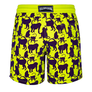 Homme Classique Moorea Imprimé - Maillot de bain Homme Happy Monkey Flocké, Chartreuse back Homme Classique Moorea Imprimé - Maillot de bain Homme Happy Monkey Flocké, Chartreuse back