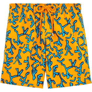 Homme Classique Moorea Imprimé - Maillot de bain Danse du Feu, Curcuma front Homme Classique Moorea Imprimé - Maillot de bain Danse du Feu, Curcuma front