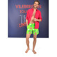 Der Look für herren: Badeshorts Tortues Multicolores, front Der Look für herren: Badeshorts Tortues Multicolores, front